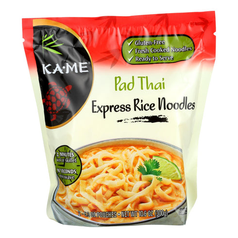 Ka-me Pad Thai Express Rice Noodles - Case Of 6 - 10.6 Oz