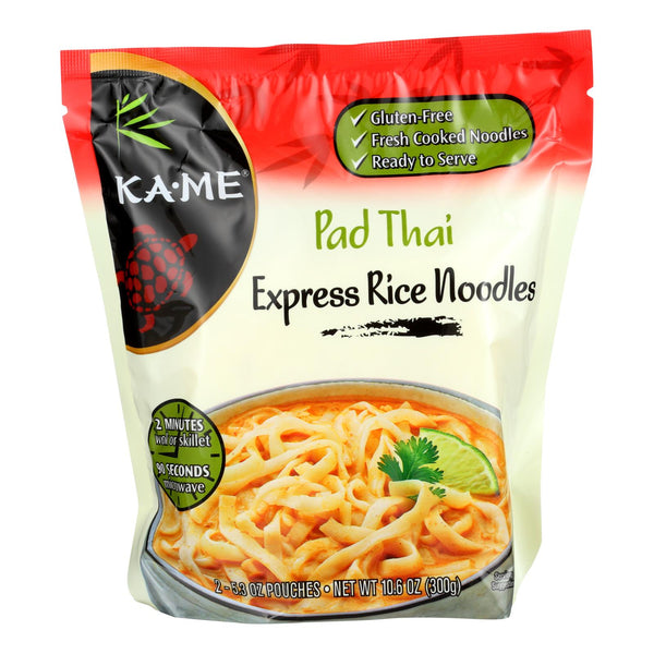 Ka-me Pad Thai Express Rice Noodles - Case Of 6 - 10.6 Oz