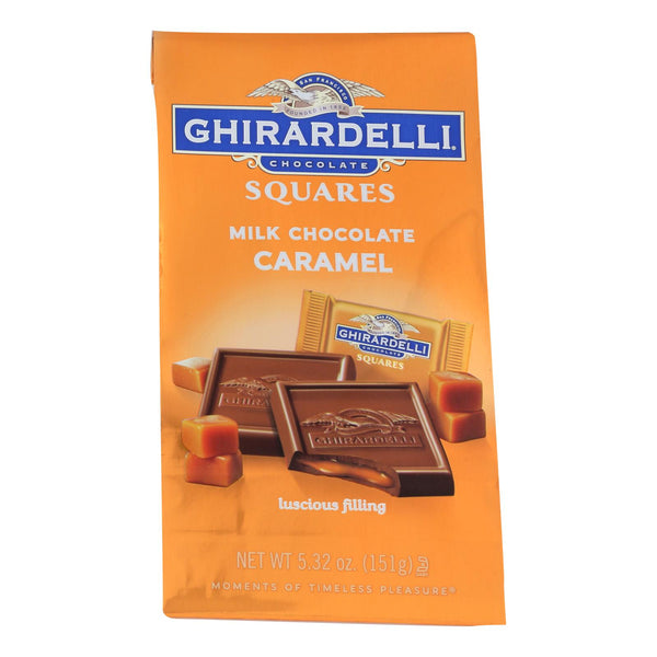 Ghirardelli Milk Chocolate Caramel Squares - Case Of 6 - 5.32 Oz