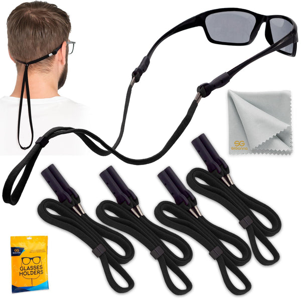SIGONNA Eye Glasses Holders Around Neck Glasses Strap Anti Slip Sunglasses Strap Holder for Men Women Eyeglasses Strap Lanyard Eyeglass Holder Strap Chain 4 Cords