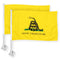 2 Pack: Gadsden Don't Tread On Me Car Flag | 11x17 In | Double LiteWeave Pro Series Double Sided Printed 150D Polyester | Flagpole Included | Perfect for Festival Celebrations Parades