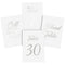 Silver Table Numbers 1 30 for Wedding Reception Silver Foil Table Number Cards 4x6 in with Head & Gift Table Restaurant Table Numbers Wedding Numbers for Tables Card Stock Wedding Table Numbers