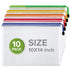 10 Pack Mesh Zipper Pouch 10x14 for Board Games & Puzzle Organizing Mesh Bags with Zipper Zipper Pouches for Organizing Board Game Storage Organizer Zippered Pouches Plastic Mesh Zipper Bag