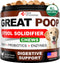 Great Poop Probiotics for Dogs Dog Stool Softener Fiber for Dogs Supplement 6 Probiotics and Digestive Enzymes Healthy Gut Firm Stool & Diarrhea Relief 120 Chews
