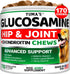 Glucosamine for Dogs Hip and Joint Supplement for Dogs 170 Ct Glucosamine Chondroitin for Dogs Chews Dog Joint Pain Relief with MSM Advanced Dog Joint Supplement Health Mobility Support