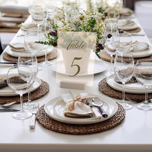 12 Pack Wood Place Card Holder Small Place Card Holders for Table White Table Number Holders for Wedding Table Sign Holders Picture Wooden Photo Holders for Tables Mini Place Card Stands