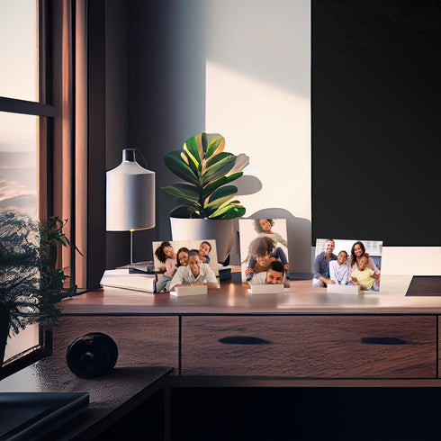 12 Pack Wood Place Card Holder Small Place Card Holders for Table White Table Number Holders for Wedding Table Sign Holders Picture Wooden Photo Holders for Tables Mini Place Card Stands