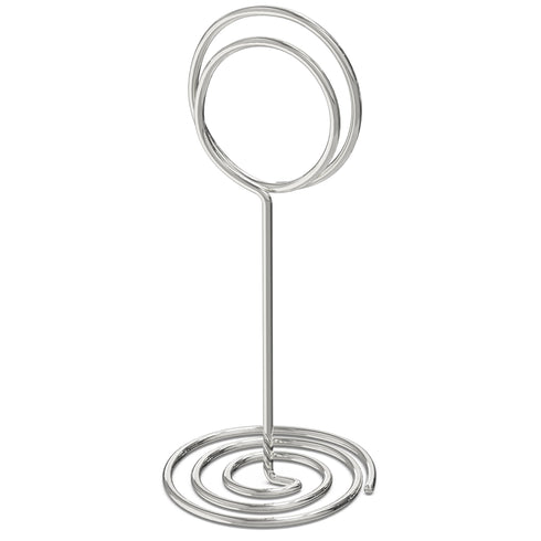 10 Pack Table Number Holders for Wedding Silver Place Card Holder Table Sign Holders Picture Photo Holders for Tables Mini Table Number Stands Silver Small Table Number Holders Clip Stand