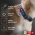 Reflective Cotton Dog Collar Eco Friendly Alt to Nylon Collar for Small Medium and Large Dogs Pet Collar with QR ID Tag Puppy Collar for Large Breed Dogs Adjustable Male Female Dog Collar