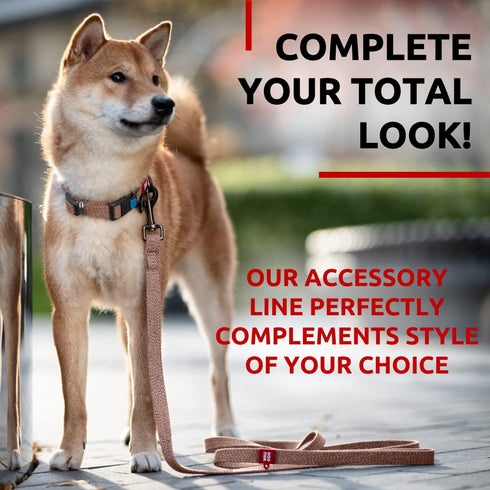 Recycled Cotton Dog Leash 6 Ft 10 Ft Eco Friendly Collar for Small Medium & Large Dogs Reflective Dog Leash for Medium Dogs Strong Leashes for Large Breed Dogs Puppy Leash for Small Dogs