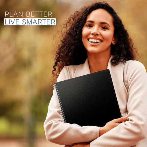 2024 2025 Appointment Book & Planner 8.5 x 11 inches Large Tabbed Daily Hourly Weekly Academic Planner Calendar & Schedule Book 15 Minute time Slots Business & Personal July 2024 June 2025 (Blue)