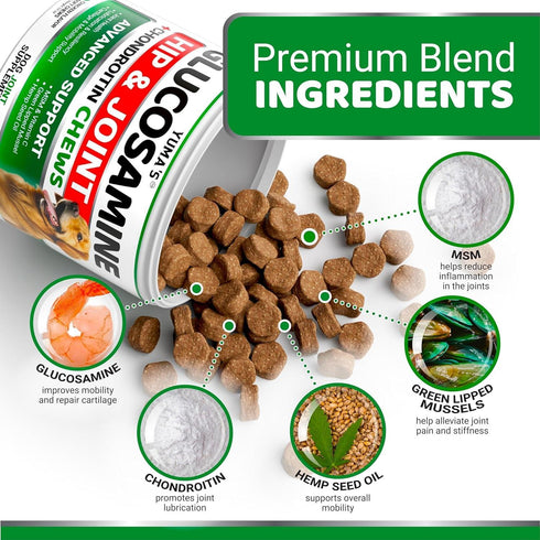 (2 Pack) Glucosamine for Dogs Made in USA