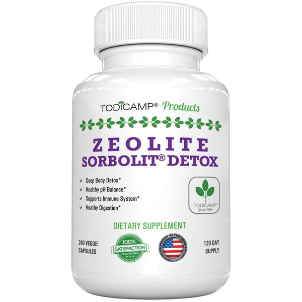 Zeolite Detox 240 Capsules Zeolite Capsules Sorbolit Ultra FINE 1 2 µm Zeolite Clinoptilolite Powder 95% 3X Activated Zeolite Supplement 4 Months Supply