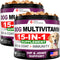 (2 Pack) Dog Multivitamin Chewable with Glucosamine Dog Vitamins and Supplements Senior & Puppy Multivitamin for Dogs Pet Joint Support Health Immunity Mobility Energy 240 Chews
