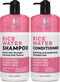 Rice Water Shampoo and Conditioner Set Sulfate Free for Thin and Fine Hair Fuller Thickening Formula for Women and Men With Strengthening Saw Palmetto Anti Thinning Volumizing for Thick Hair