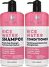 Rice Water Shampoo and Conditioner Set Sulfate Free for Thin and Fine Hair Fuller Thickening Formula for Women and Men With Strengthening Saw Palmetto Anti Thinning Volumizing for Thick Hair