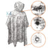 Eosphorus Multicam Alpine Snow Camo Hooded Poncho Winter Camouflage Ultra Thin Windbreaker Hunting Apparel