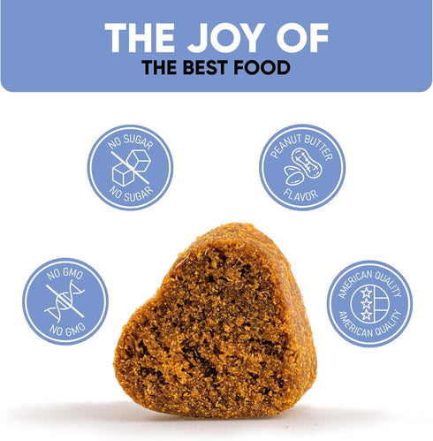 Kinpur Pet Care Calming Chews for Dogs with Hemp Oil - Aid During Thunderstorms, Separation, Car Rides - Hip and Joint Health - Tasty Dog Calming Treats, 180 Peanut Butter Flavored Chews