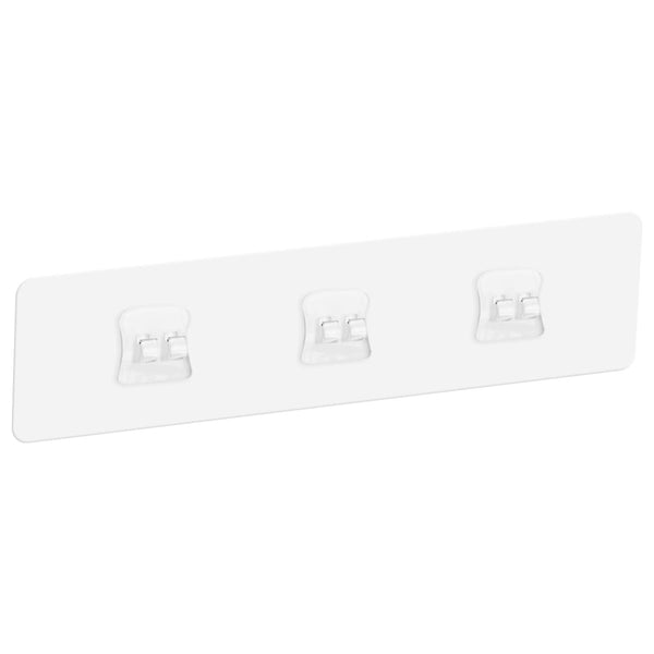 3 Pack Shower Caddy Adhesive Strips Strong Replacement Adhesives for Shelves Caddies Racks and Basket Holders