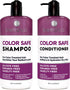 Color Safe Shampoo and Conditioner Set For Protecting Dyed and Treated Hair Against Fading Sulfate and Paraben Free Anti Fade Moisturizing Care Products to Protect Women and Men With Rosemary