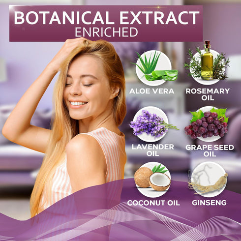 Color Safe Shampoo and Conditioner Set For Protecting Dyed and Treated Hair Against Fading Sulfate and Paraben Free Anti Fade Moisturizing Care Products to Protect Women and Men With Rosemary