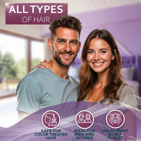 Color Safe Shampoo and Conditioner Set For Protecting Dyed and Treated Hair Against Fading Sulfate and Paraben Free Anti Fade Moisturizing Care Products to Protect Women and Men With Rosemary