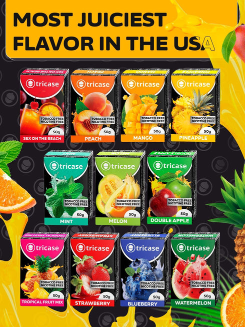 11 pcs Shisha Hookah Flavors Set 1.7 oz Each Sex on the Beach Melon Peach Hookah Flavor Mint Pineapple Double Apple Hookah Flavor Strawberry Blueberry Tropical Fruit Mix Watermelon Mango
