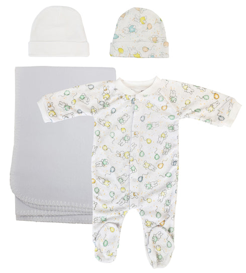 Unisex Newborn Baby 4 Pc Sets Nc_0964s
