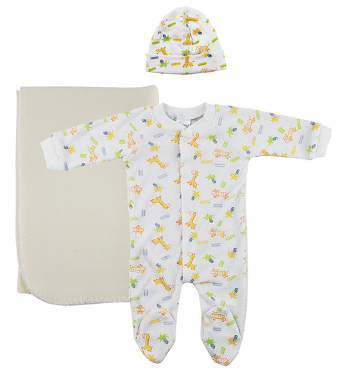 Unisex Newborn Baby 3 Pc Sets Nc_0972s