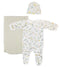 Unisex Newborn Baby 3 Pc Sets Nc_0968m