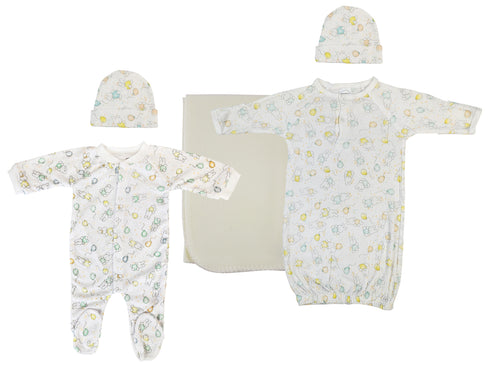 Unisex Newborn Baby 5 Pc Sets Nc_0971l