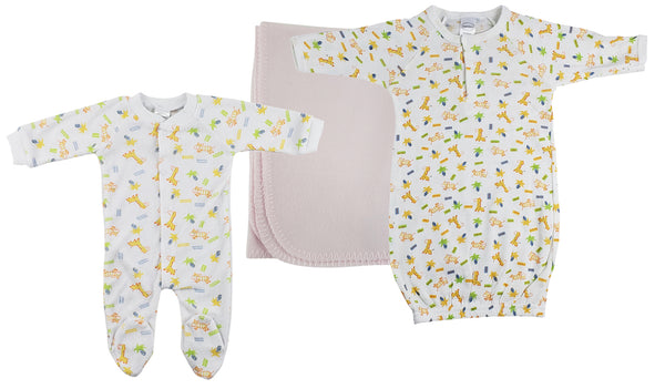 Girls Newborn Baby 3 Pc Sets Nc_0961l