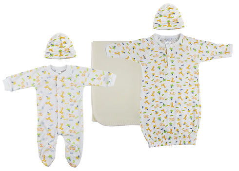 Unisex Newborn Baby 5 Pc Sets Nc_0975l