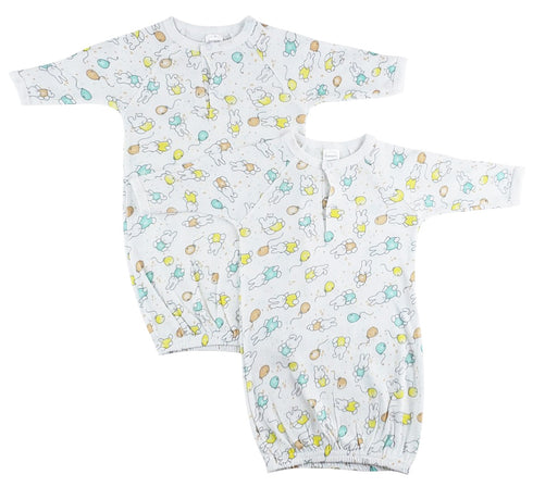 Unisex Newborn Baby 2 Piece Gown Set Nc_0797