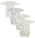 Newborn Baby Girls 4 Piece Gown Set Nc_0802