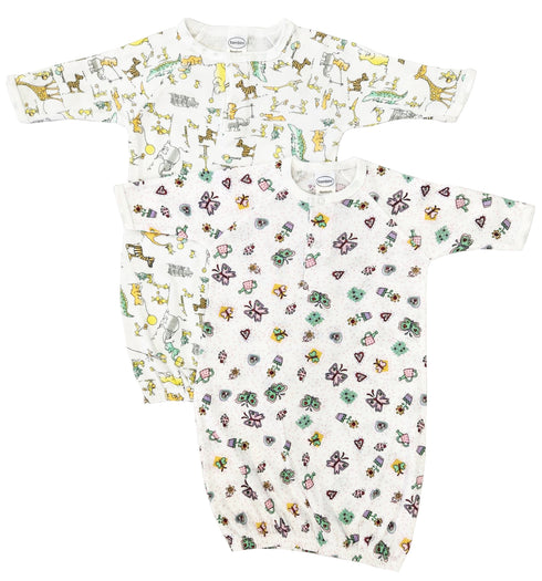 Newborn Baby Girls 2 Piece Gown Set Nc_0805