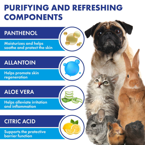 Cat & Dog Ear Cleaner Drops & Wash Solution Yeast Otic Infection Treatment & Itchy Ear Relief for Pet Wax Remover & Flush Remedy for Any Pets