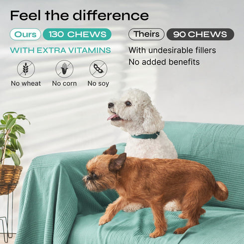 Hemp Calming Chews for Dog Anxiety Relief Calming Treats for Dogs Stress Separation Anxiety Relief Storms Hemp Seed Oil Calming Chews for Dogs Dog Calming Treats for Anxiety Relief