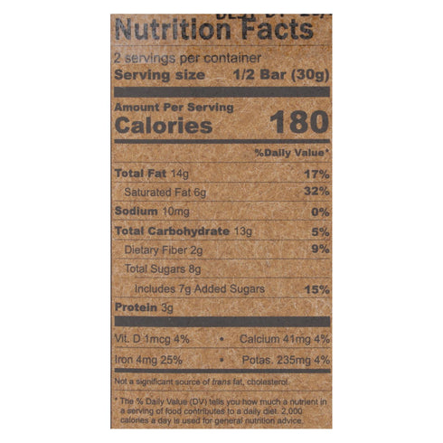 Hu - Dark Chocolate Bar Hazelnut Butter - Case Of 12-2.1 Oz