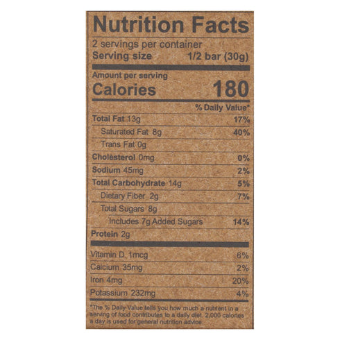 Hu - Dark Chocolate Bar Vanilla Crunch - Case Of 12-2.1 Oz