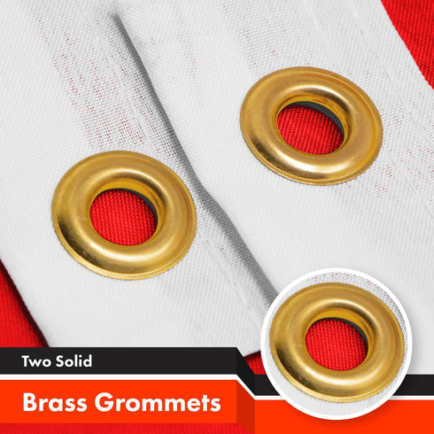 Albania Albanian Flag 3x5 Ft 3-Pack 150D Printed Polyester By G128