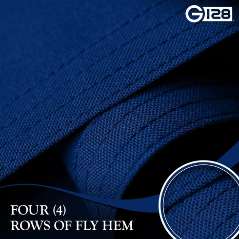 G128 Combo Pack: American USA Flag 2.5x4 Ft & South Carolina Flag 2.5x4 Ft, Both Embroidered SPUN Polyester, Indoor/Outdoor, Brass Grommets