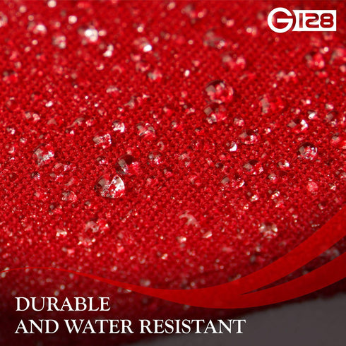 G128 Combo Pack: American USA Flag 2.5x4 Ft & South Carolina Flag 2.5x4 Ft, Both Embroidered SPUN Polyester, Indoor/Outdoor, Brass Grommets