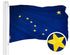Alaska State Flag 300D Embroidered Polyester 3x5 Ft