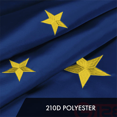 Alaska State Flag 300D Embroidered Polyester 3x5 Ft