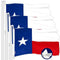 Texas TX State Flag 3x5 Ft 3-Pack Embroidered Polyester By G128