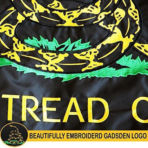 G128 Don't Tread On Me Gadsden Grill Cover | 72 inch | Gas Grill Cover Waterproof, UV Resistant BBQ Grill Cover, Fits Most Brands of Grills