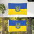 G128 Combo: 6 Ft Tangle Free Aluminum Spinning Flagpole (Silver) & Ukraine Ukrainian Coat of Arms Flag 3x5 Ft, LiteWeave Pro Printed 150D Polyester, 4 Corner Brass Grommets | Pole with Flag Included