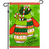 G128 - Christmas Garden Flag, Christmas Themed Decorations - Christmas Mittens, | 12x18 Inch | Printed 150D Polyester - Rustic Holiday Seasonal Outdoor Flag