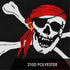 G128 2 Pack: Pirate Jolly Roger Red Head Scarf Flag | 1x1.5 Ft | ToughWeave Series Embroidered 300D Polyester | Novelty Flag, Embroidered Design, Indoor/Outdoor, Brass Grommets